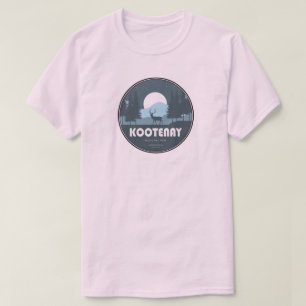 Camiseta Parque Nacional Kootenay Ciervo