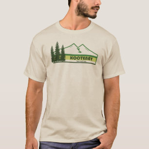 Camiseta Parque Nacional Kootenay Green Stripes