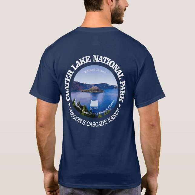 Camiseta Parque nacional Lago Crater (Reverso)