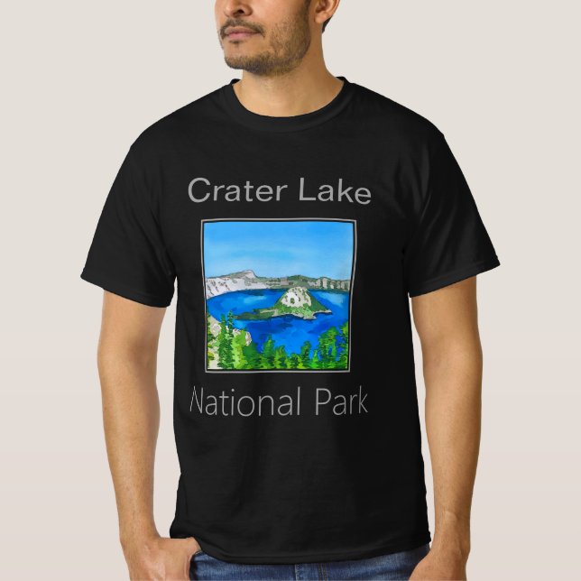 Camiseta Parque nacional Lago Crater (Anverso)