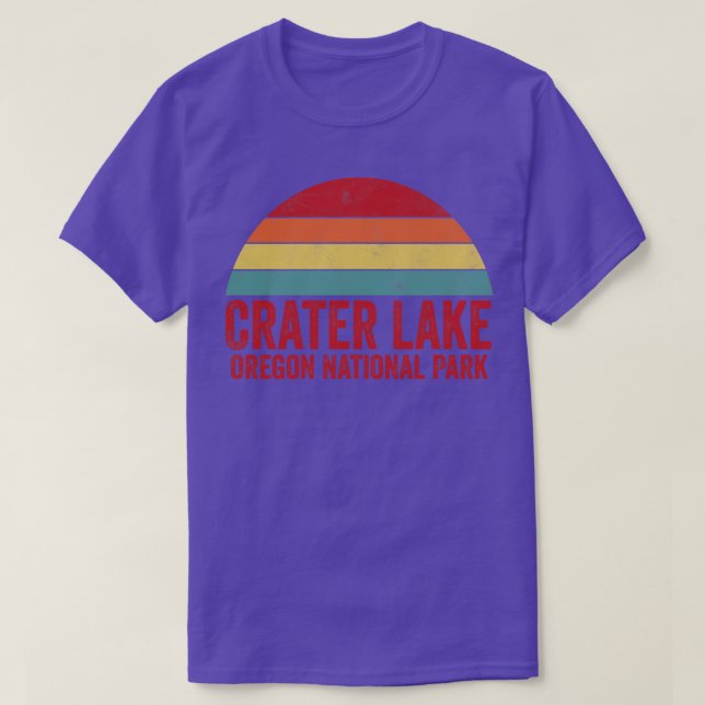 Camiseta Parque nacional Lago Crater (Diseño del anverso)