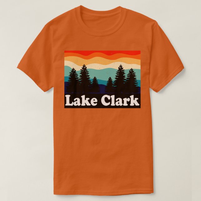 Camiseta Parque nacional Lago y Preserve Alaska (Diseño del anverso)