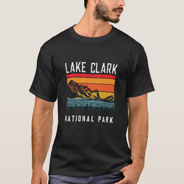 Camiseta Parque nacional Lake Clark Vacaciones de senderism (Anverso)