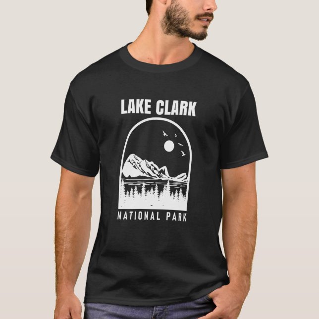 Camiseta Parque nacional Lake Clark Vacaciones de senderism (Anverso)
