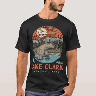 Camiseta Parque nacional Lake Clark Vintage Alaskan Bear Ou