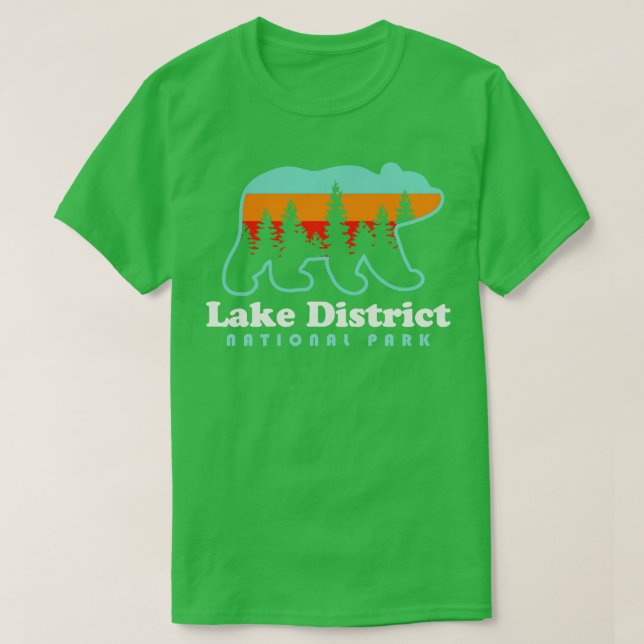 Camiseta Parque nacional Lake District (Diseño del anverso)