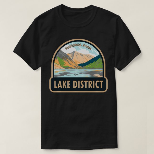 Camiseta Parque nacional Lake District (Diseño del anverso)