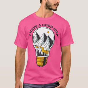 Camiseta Parque nacional Lightbulb Camping Montañas de Send
