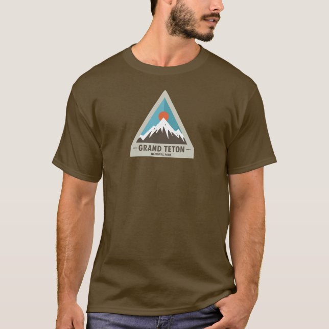 Camiseta Parque nacional magnífico de Teton (Anverso)