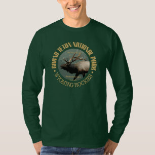 Camiseta Parque nacional magnífico de Teton (alces)
