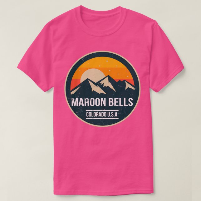 Camiseta Parque nacional Maroon Bells (Diseño del anverso)