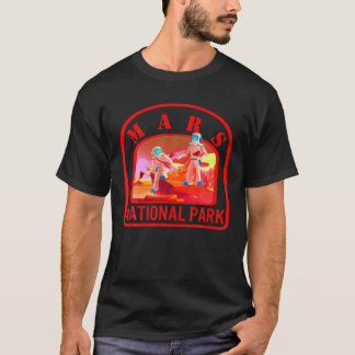 Camiseta Parque nacional Mars Planeta Rojo Astro de la Luna