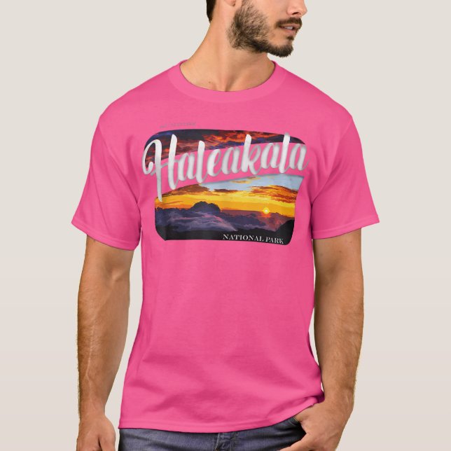 Camiseta Parque nacional Maui Sunrise Haleakala Senderismo (Anverso)