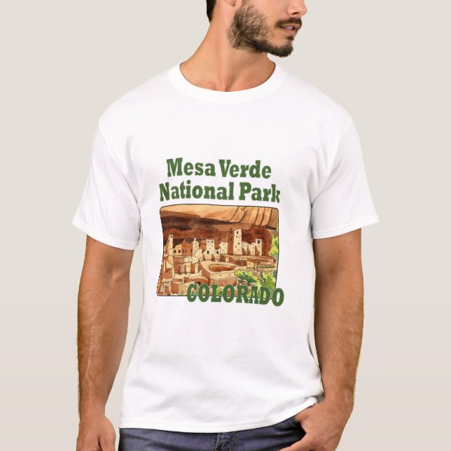 Camiseta Parque nacional Mesa Verde, Colorado (Anverso)