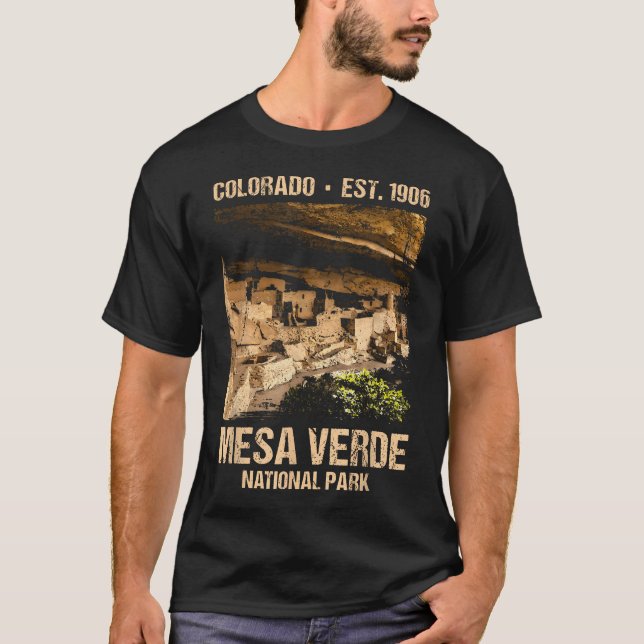 Camiseta Parque Nacional Mesa Verde de EE. UU. (Anverso)