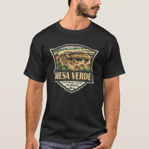 Camiseta Parque nacional Mesa Verde Ilustracion arte de via