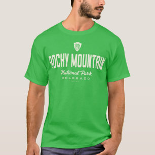 Camiseta Parque nacional Montaña Rocosa 1915 Arrowhead Tan