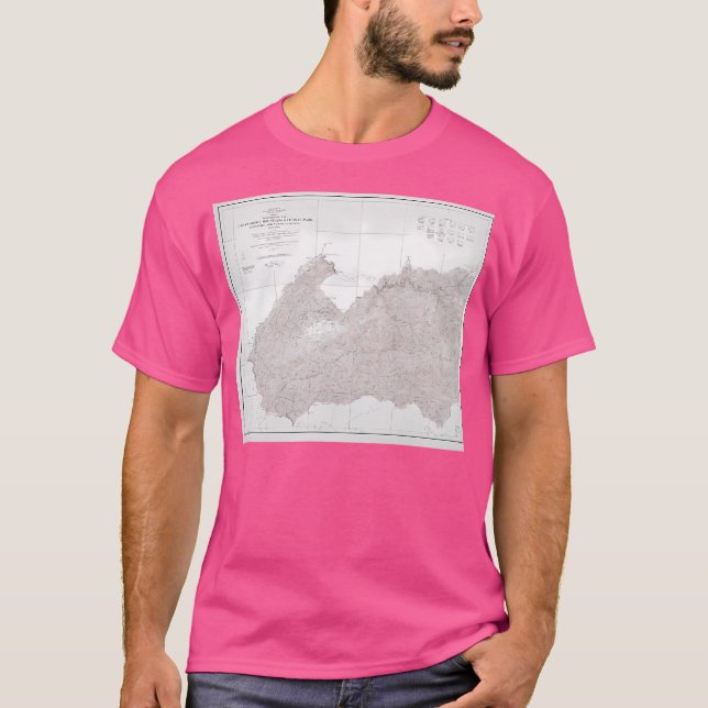 Camiseta Parque nacional Montañas Ahumadas Vintage Topograf (Anverso)