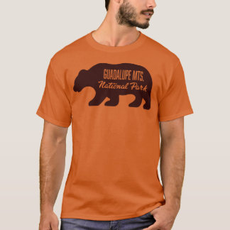 Camiseta Parque nacional Montañas Guadalupe Bear Brown