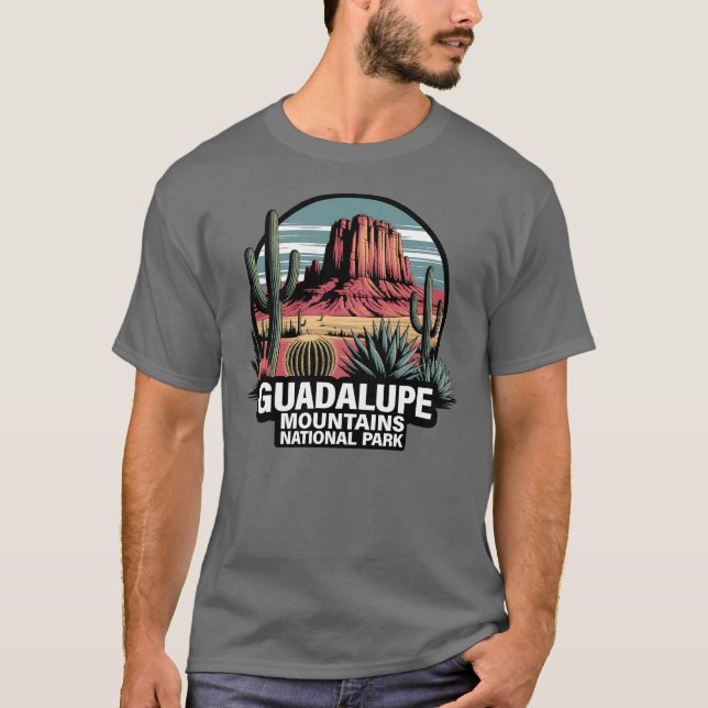 Camiseta Parque Nacional Montañas Guadalupe Texas (Anverso)