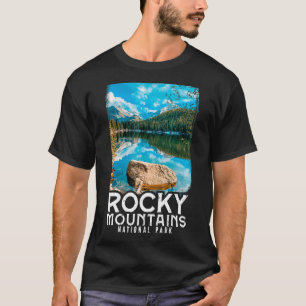 Camiseta Parque nacional Montañas Rocosas Rockies Tourist