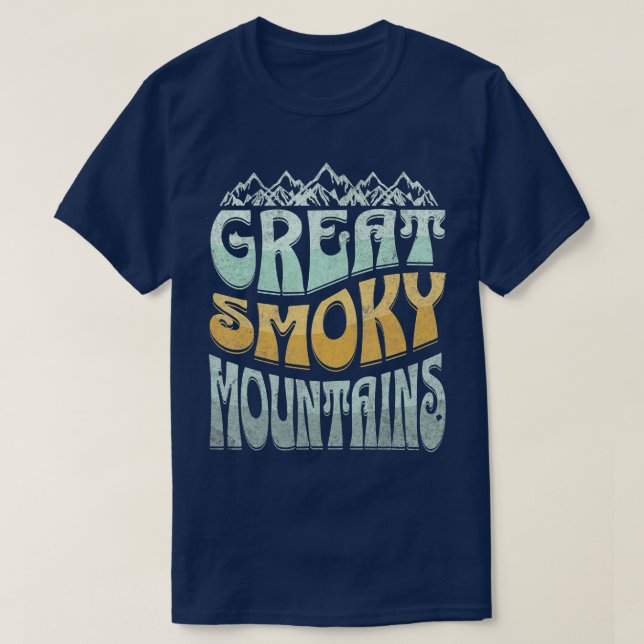 Camiseta Parque nacional Montañas Smoky (Diseño del anverso)
