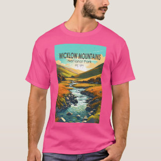 Camiseta Parque nacional Montañas Wicklow Río Viajes Art V