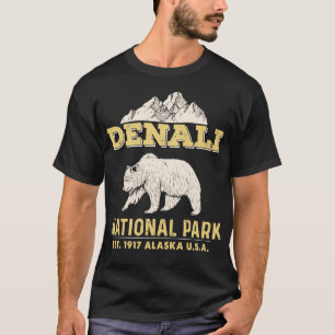 Camiseta Parque nacional Monte Denali - Alaska Bear TShirt 