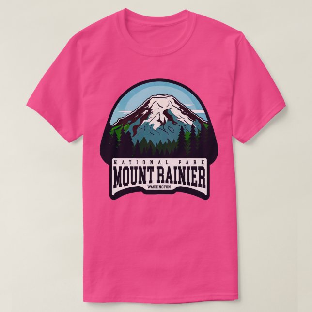 Camiseta Parque nacional Monte Rainier (Diseño del anverso)