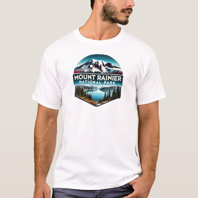 Camiseta Parque nacional Monte Rainier (Anverso)