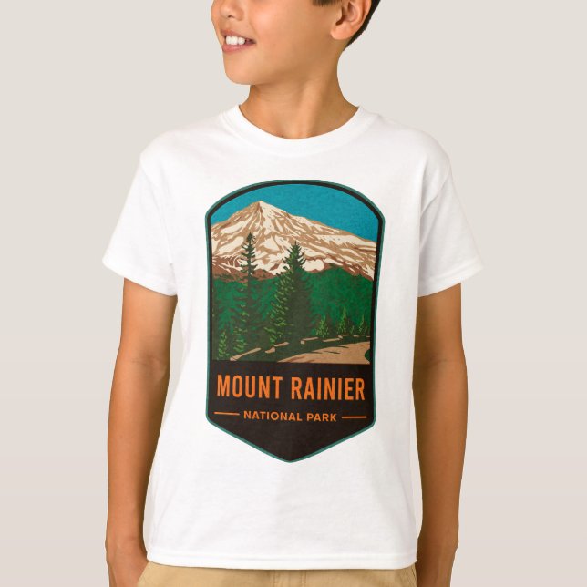 Camiseta Parque nacional Monte Rainier (Anverso)
