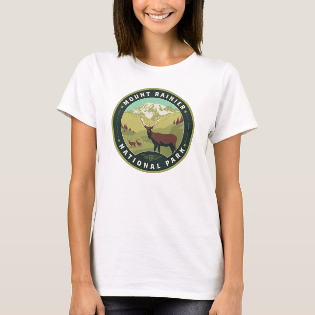 Camiseta Parque nacional Monte Rainier (Anverso)