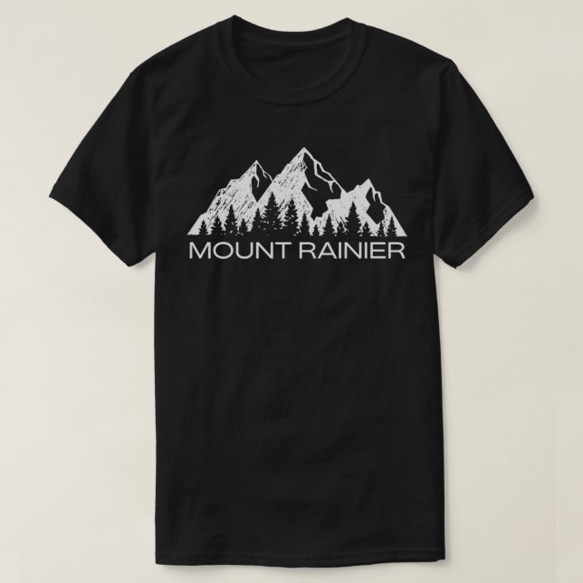 Camiseta Parque nacional Monte Rainier Mt Rainier Washingto (Diseño del anverso)