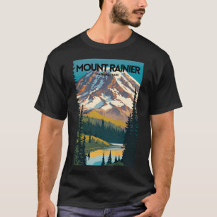 Camiseta Parque nacional Monte Rainier Tradicional Viajes P