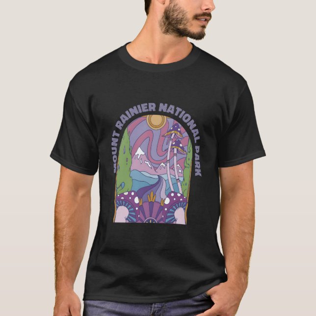 Camiseta Parque Nacional Mount Rainier (Anverso)