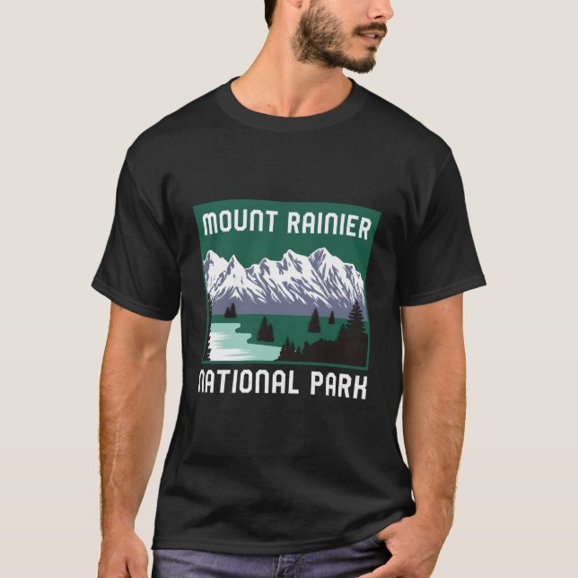 Camiseta Parque nacional Mount Rainier (Anverso)