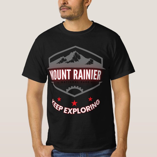Camiseta Parque Nacional Mount Rainier (Anverso)