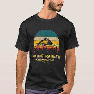 Camiseta Parque nacional Mount Rainier Souvenir Retro