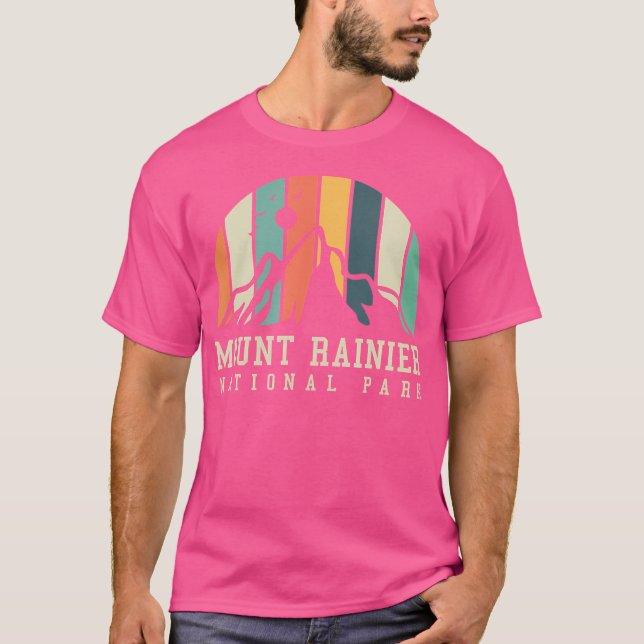 Camiseta Parque nacional Mount Rainier Vacaciones de Sender (Anverso)