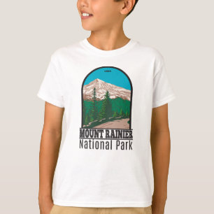 Camiseta Parque nacional Mount Rainier Washington Vintage T