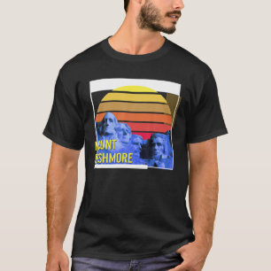 Camiseta Parque nacional Mount Rushmor Black South Dokata H