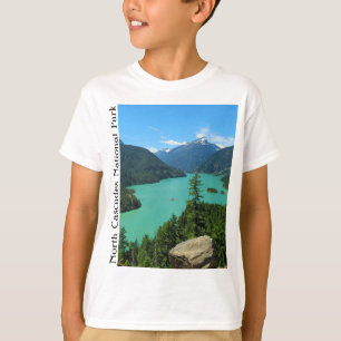 Camiseta Parque Nacional Mountain Lake Scenery