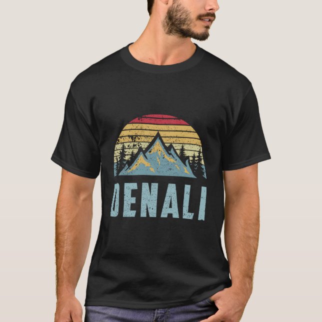 Camiseta Parque nacional Mt Denali Montaña Alaska Swea (Anverso)