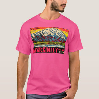 Camiseta Parque nacional Mt Mckinley Denali Alaska Vintage 