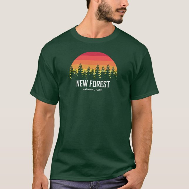 Camiseta Parque Nacional New Forest (Anverso)