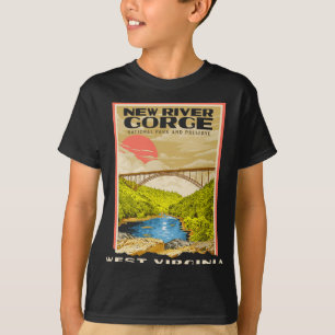 Camiseta Parque Nacional New River Gorge Virginia Occidenta