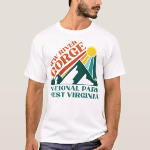 Camiseta Parque nacional New River Gorge West Virginia Hike