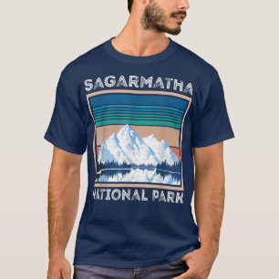 Camiseta Parque nacional Nieve Sagarmatha Everest Tibet Nep