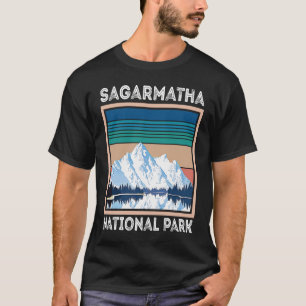 Camiseta Parque nacional Nieve Sagarmatha Everest Tibet Nep