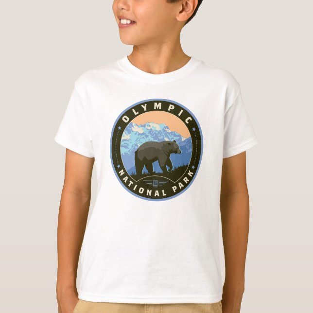 Camiseta Parque nacional Olímpico (Anverso)